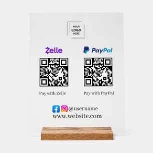 Zelle PayPal Code QR Scan pour Payer le Paiement e