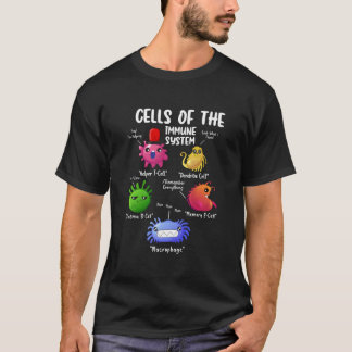 Zellen des Immunsystems Biologie Zellen Wissenscha T-Shirt
