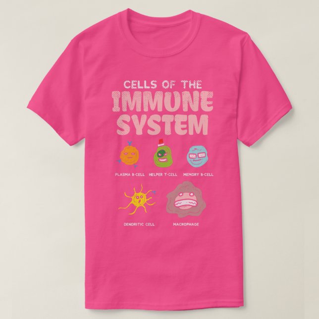 Zellen des Immunsystems T-Shirt (Design vorne)