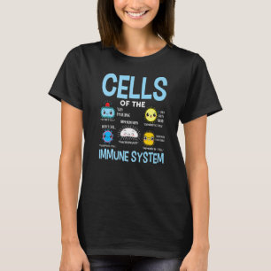 Zellen des Immunsystems Wissenschaft Fan Biologie T-Shirt
