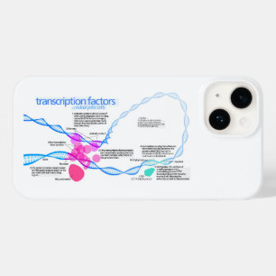Zellen Gen-Transkriptionsfaktoren Diagramm Case-Mate iPhone 14 Hülle