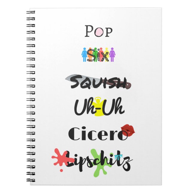 Zellenblock-Tango-Journal Notizblock (Vorderseite)