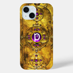 ZELLENKRIEGSSCHIEDE LILA AMETHYST GEM MONOGRAMM Case-Mate iPhone HÜLLE