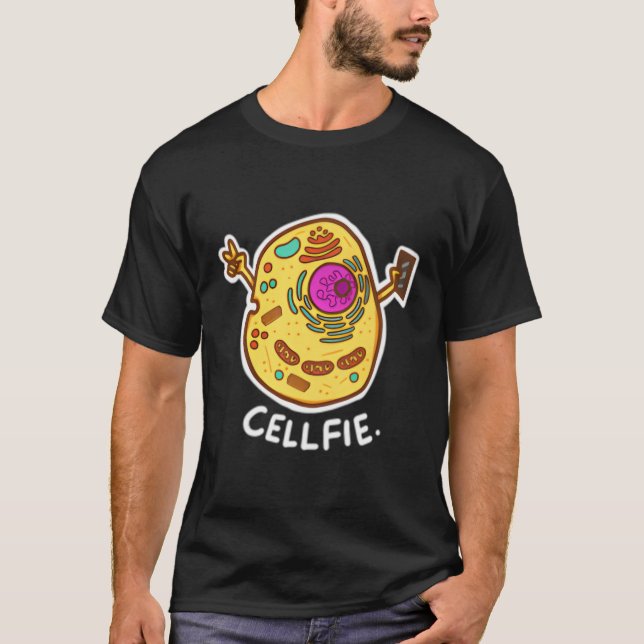 Zellfie-Wissenschaftsbiologie T-Shirt (Vorderseite)
