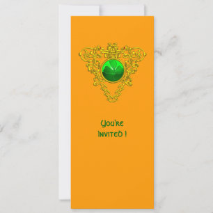 ZELLISCHES HERZ MIT KLEEBLATT ST PATRICK'S DAY PAR EINLADUNG