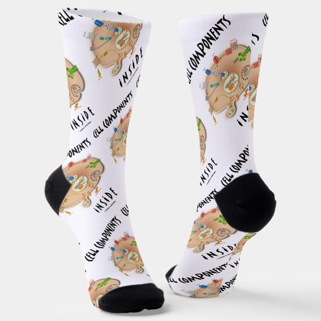 Zellkomponenten in der Biologie Socken (Gewinkelt)