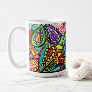 Zelluläre Kunst Kaffeetasse