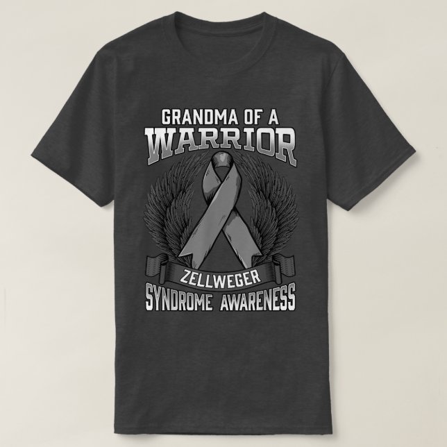 Zellweger Syndrom Familienbewusstsein Großmutter W T-Shirt (Design vorne)