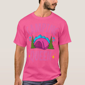 Zelt Camp Women Girls Camping Queen T-Shirt