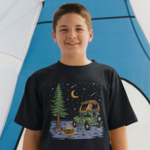 Zelt-Camping-Abenteuer unter den Sternen T-Shirt