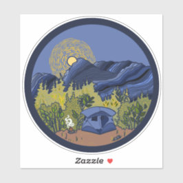 Zelt-Camping-Aufkleber Aufkleber