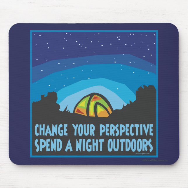 Zelt-Camping Mousepad (Vorne)