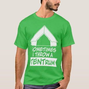 Zelt Camping Wandern Outr Mädchen T-Shirt