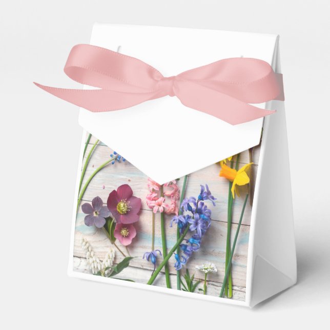 Zelt-Geschenkschachtel mit Schleife Geschenkschachtel (Vorderseite)