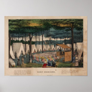 Zelt-Wiederbelebung Poster