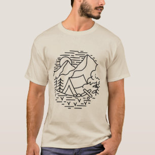 Zeltcampen im Gebirge T-Shirt