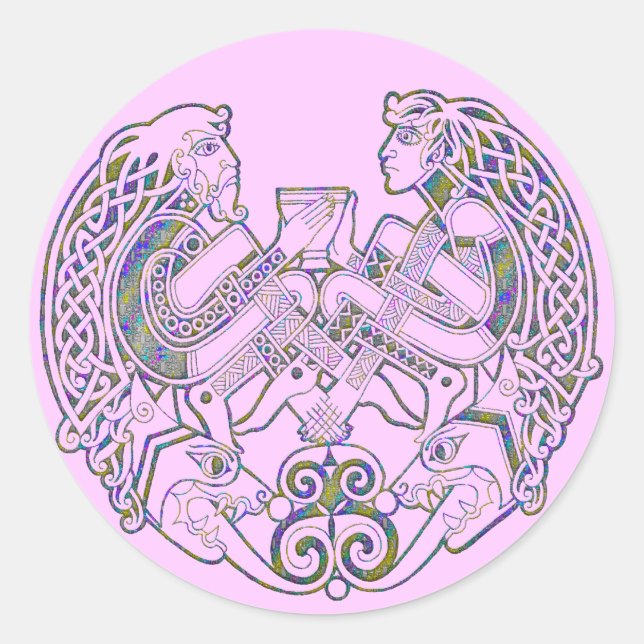 ZELTE RUNDER AUFKLEBER (Vorderseite)