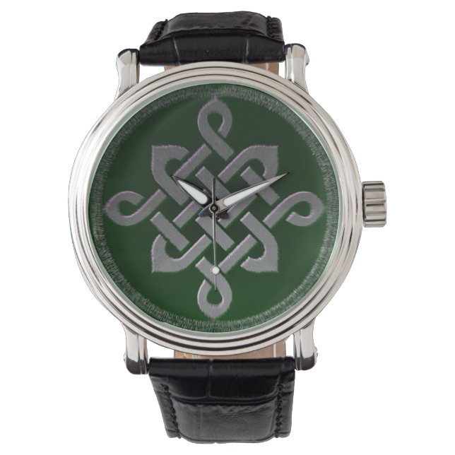 Zeltknochen Ireland altertümliches Symbol Heidelgr Armbanduhr (Vorderseite)
