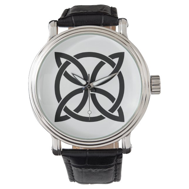 Zeltknochen Ireland antikes Symbol heidnisch Armbanduhr (Vorderseite)