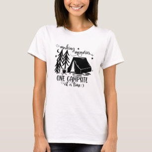 Zeltplatz Erinnerungen schaffen Zelt T-Shirt