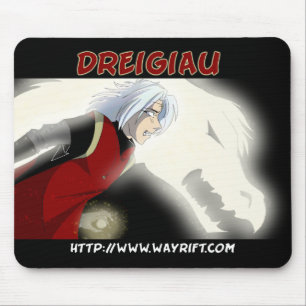 Zemi Dreigiau Mausunterlage Mousepad
