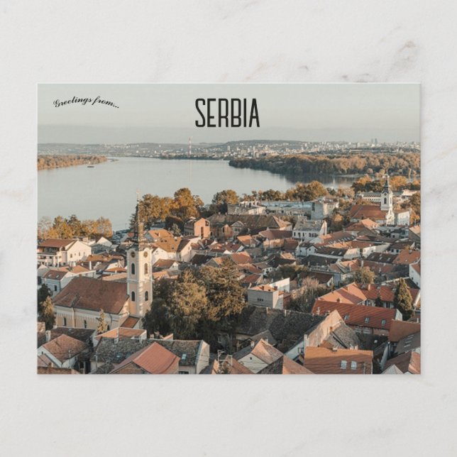 Zemun Belgrade Serbien Postkarte (Vorderseite)