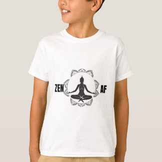 Zen Af Meditation Yoga Lotusblume Frau Weiblich C T-Shirt