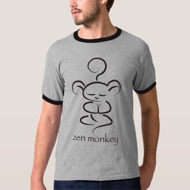 Zen-Affe T-Shirt (Vorderseite)