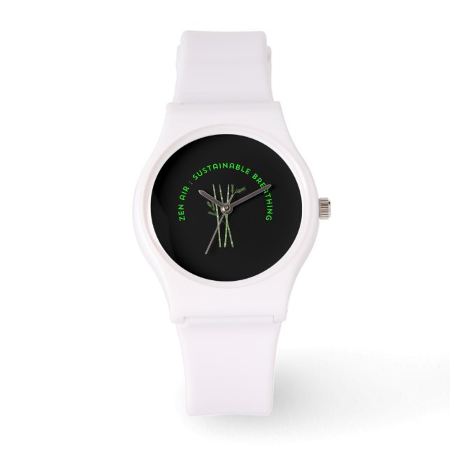 Zen Air: Sustainable Breathing Armbanduhr (Vorderseite)