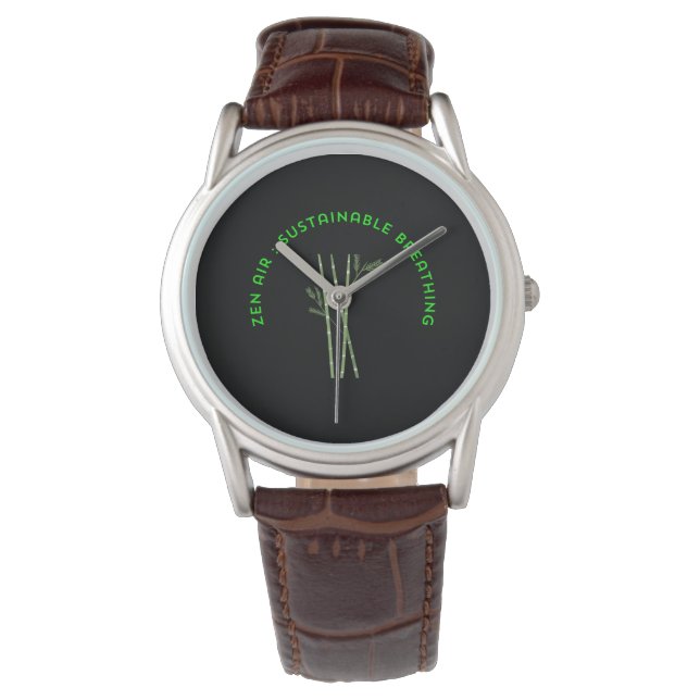 Zen Air: Sustainable Breathing Armbanduhr (Vorderseite)