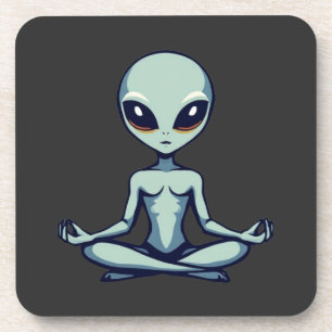 Zen Alien Getränkeuntersetzer