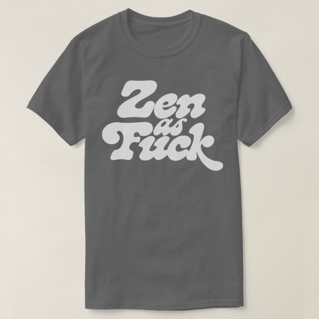 Zen als Retro Typografie Design 4 T-Shirt (Design vorne)