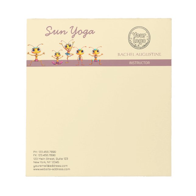 Zen Ants Notepad Notizblock (Vorderseite)