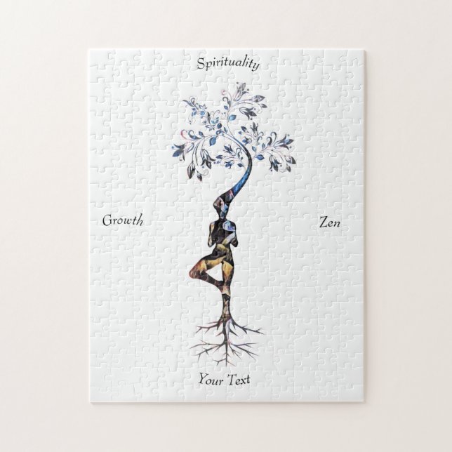 Zen Art wächst wie ein Baum (Vertikal)