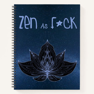 ZEN AS F*CK Journal-Notebook Notizbuch