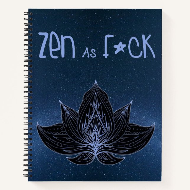 ZEN AS F*CK Journal Notizbuch (Vorderseite)