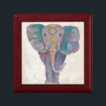 Zen Asian Elephant Geschenkbox<br><div class="desc">Zen Asian Elephant. Künstlerin: Chariklia Zarris. Abbildung: 107597GG.</div>