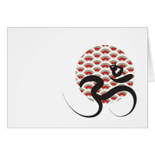 Zen Asiatique Rouge Soleil Yoga Moderne Calligraph