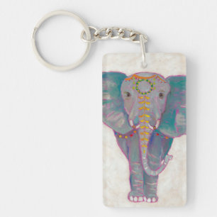 Zen-asiatischer Elefant Schlüsselanhänger