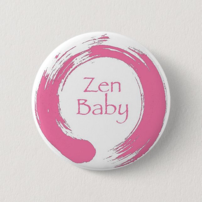 Zen-Babyknopf Button (Vorderseite)