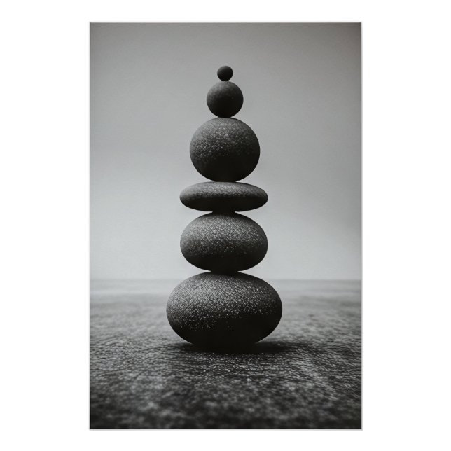 Zen Balance Poster (Vorderseite)