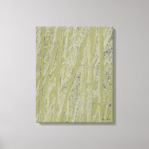 "Zen-Bambus II" wickelte Leinwand-Druck ein