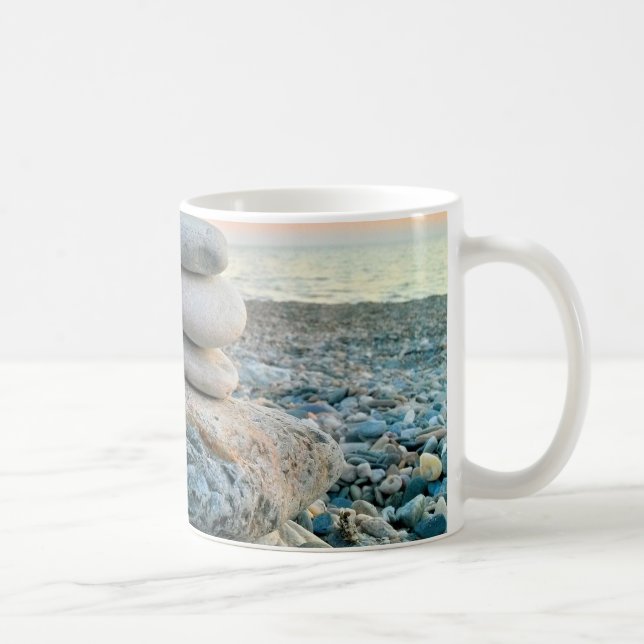 Zen Beach Stones Kaffeetasse (Rechts)