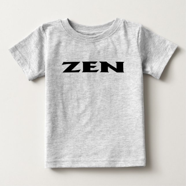 Zen Black Baby Gray T - Shirt (Vorderseite)