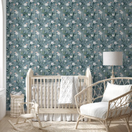 Zen Blume Muster Tapete