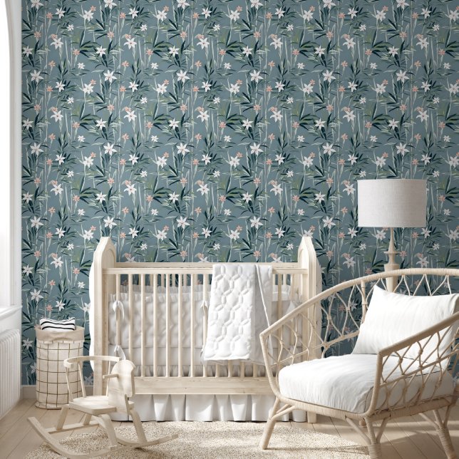 Zen Blume Muster Tapete (Kinder)