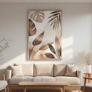 Zen botanique - Poster minimal - Décor japonais