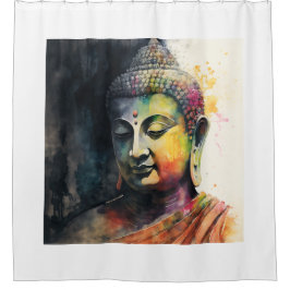 Zen buddha Master Duschvorhang