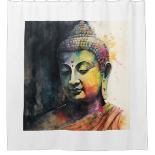 Zen buddha Master Duschvorhang
