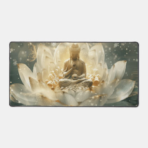 Zen Buddha Meditation Digitale Kunst Schreibtischunterlage